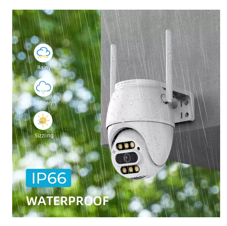 Smart Camara Ip Wifi Alarma Exterior 5mp Anti Agua Ip66-7
