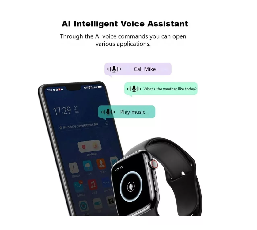 Smartwatch Reloj Inteligente Pulsera Deportivo Prueba Agua-2