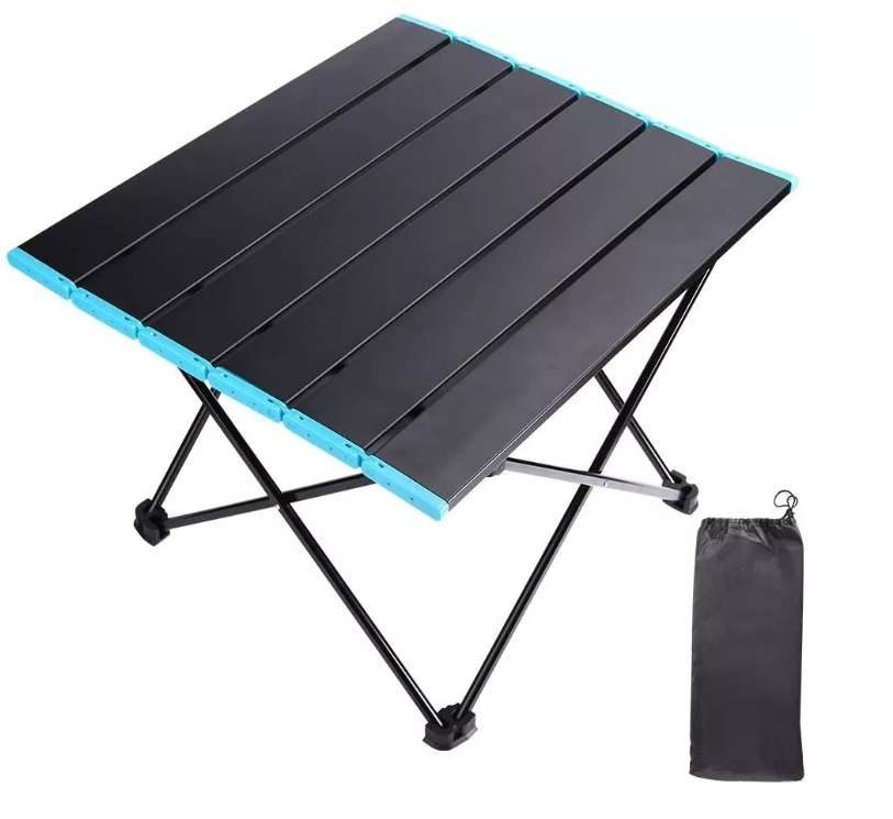 Mesa Plegable Camping Paseo Evento Bolso Portatil 40x35x32cm-0