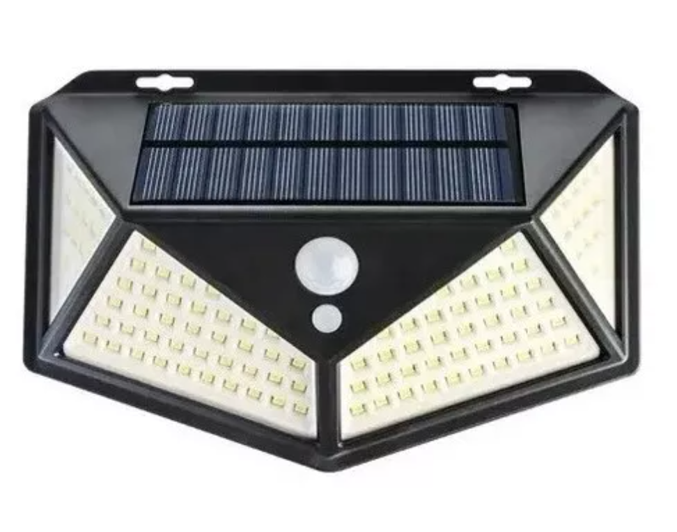 Pack 5 Foco Solar 100 Led Lampar Exterior Sensor Movimiento-4