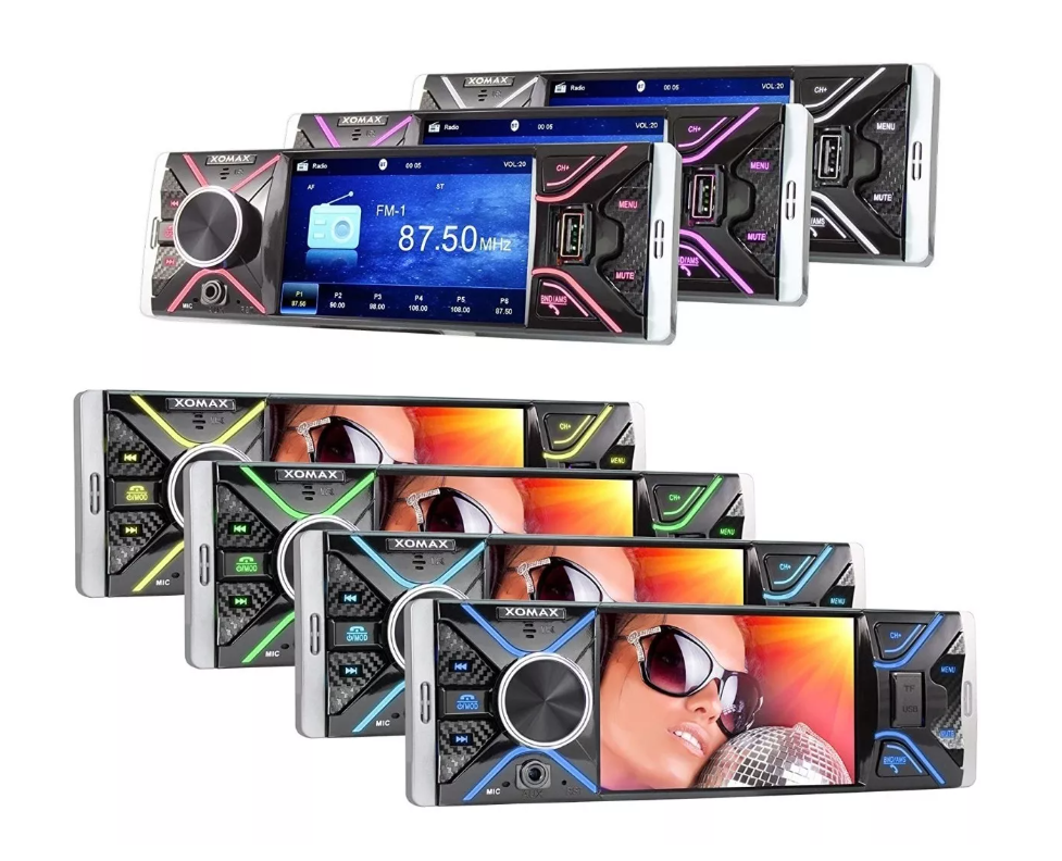 Radio Auto 1 Din Con Pantalla 4.1 Bluetooth Usb Sd Control-2