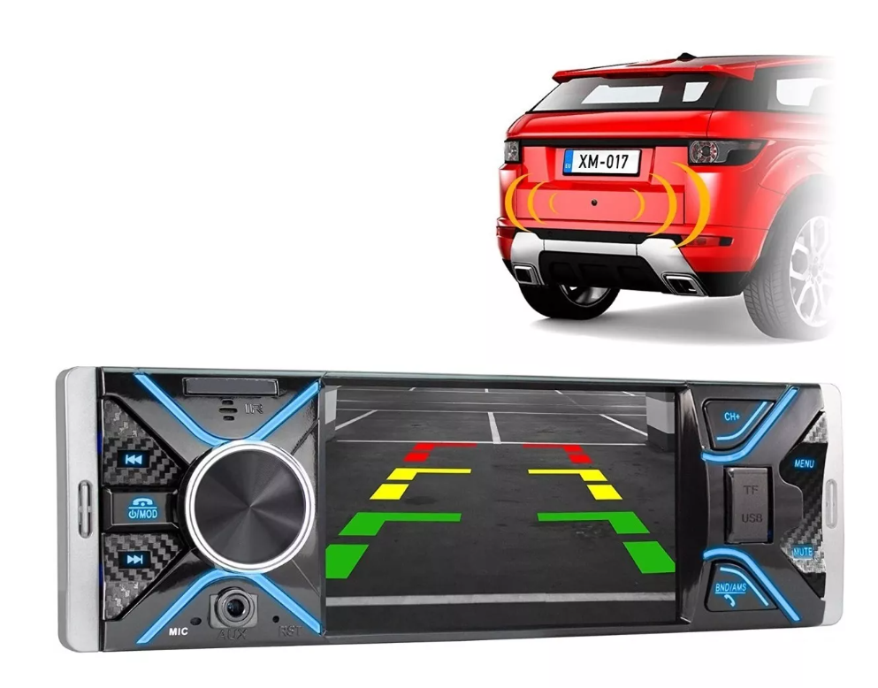 Radio Auto 1 Din Con Pantalla 4.1 Bluetooth Usb Sd Control-3