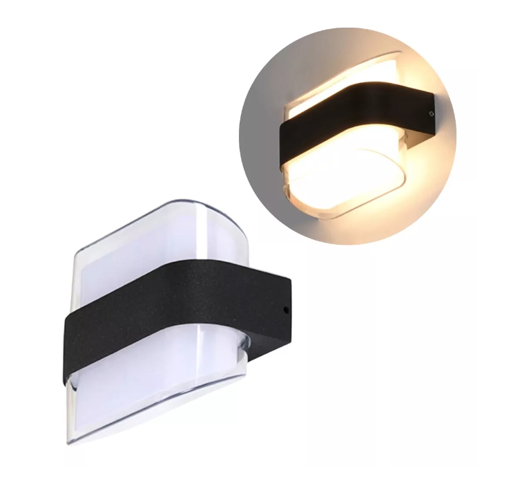 Aplique De Pared Para Interiores Y Exteriores 12w-0