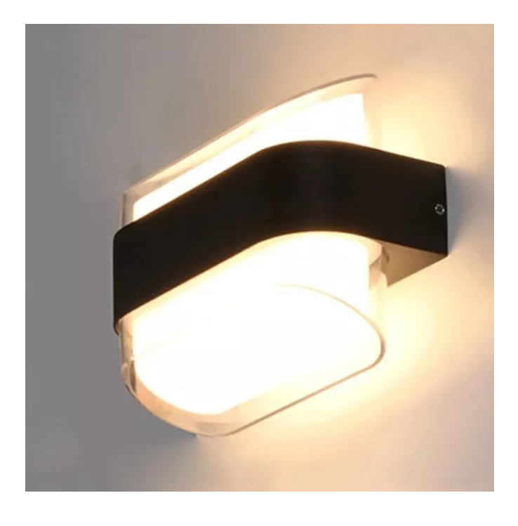 Aplique De Pared Para Interiores Y Exteriores 12w-2