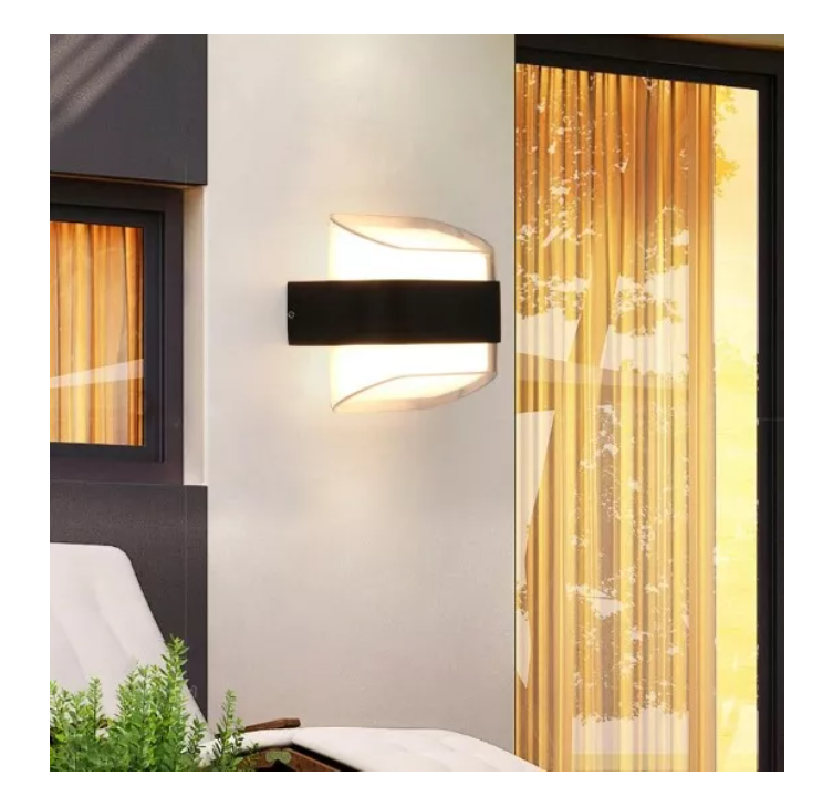 Aplique De Pared Para Interiores Y Exteriores 12w-5