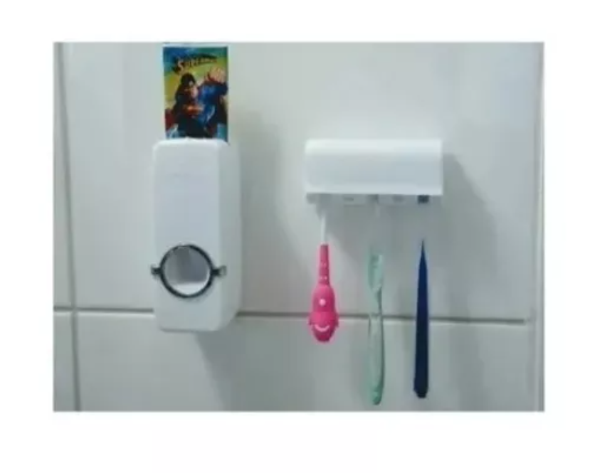 Dispensador Pasta Dental/porta Cepillo-2