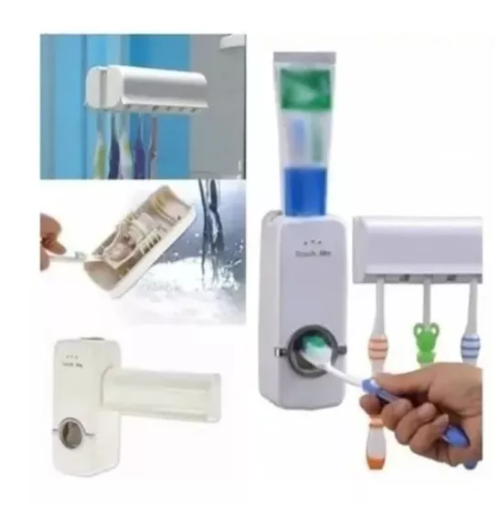 Dispensador Pasta Dental/porta Cepillo-3