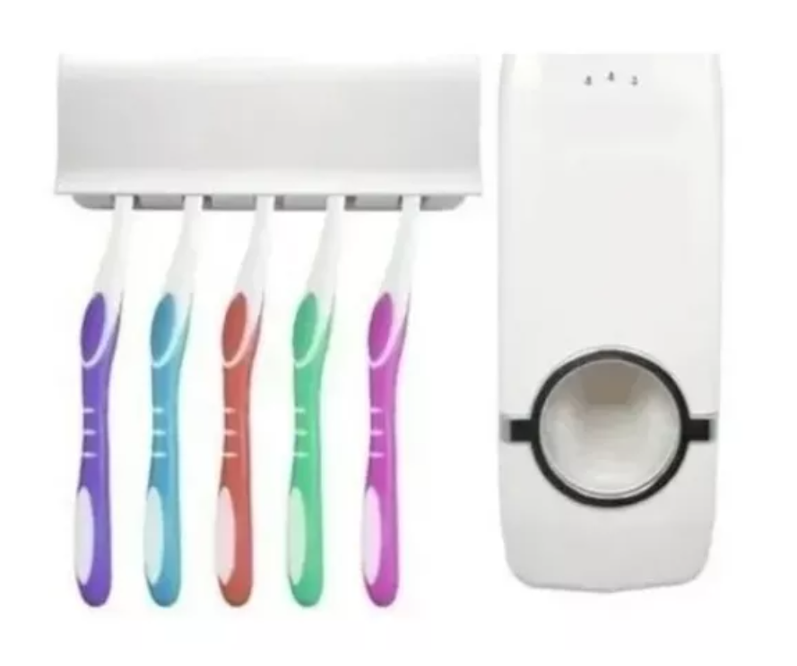 Dispensador Pasta Dental/porta Cepillo-4