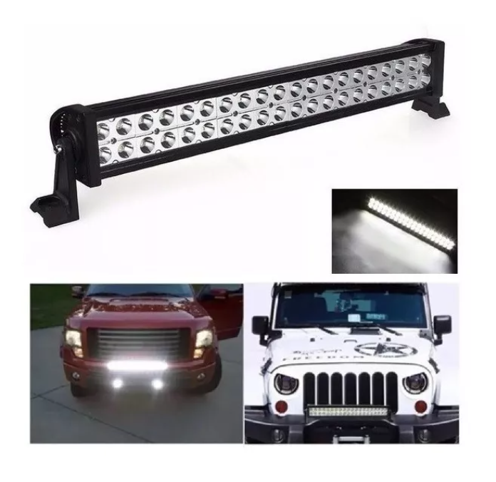 Luz Barra Led 120w Neblinero 4x4 Spot Auto Camioneta 60cm-0