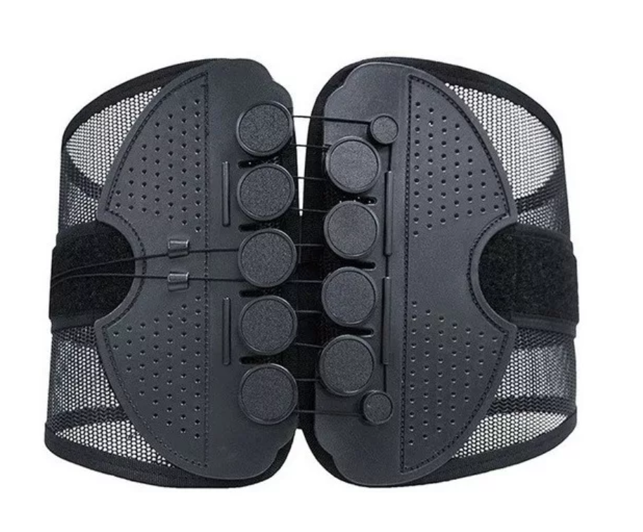 Faja Cinturón Lumbar Ajustable Corrección Intervertebral-0
