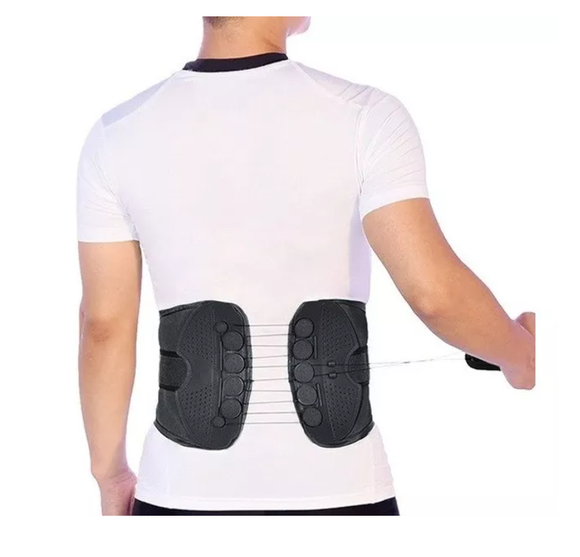 Faja Cinturón Lumbar Ajustable Corrección Intervertebral-2