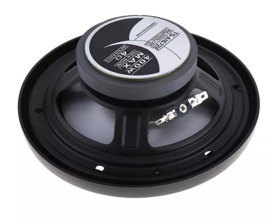 Kit 2 Parlantes Auto 16cm Redondo 400w Coaxial-1