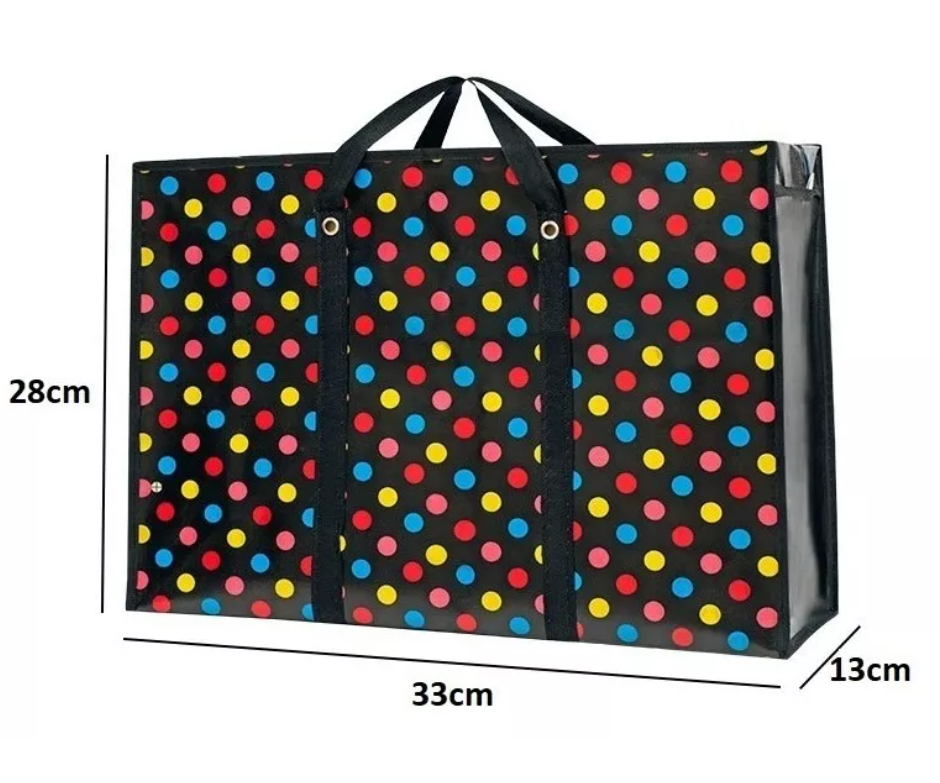 Bolsa Multiuso Ecológica Reutilizable 33x28x13cm Impermeable-2