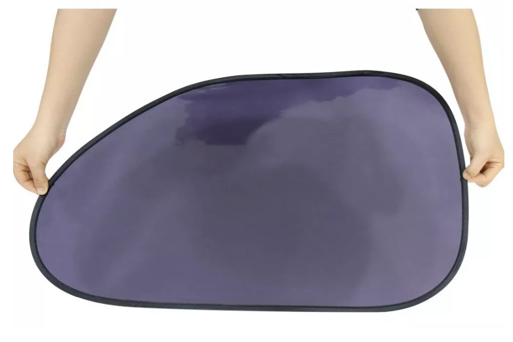 Kit Par Cortina Quitasol Parasol Ventana Para Auto 39x63cm-2