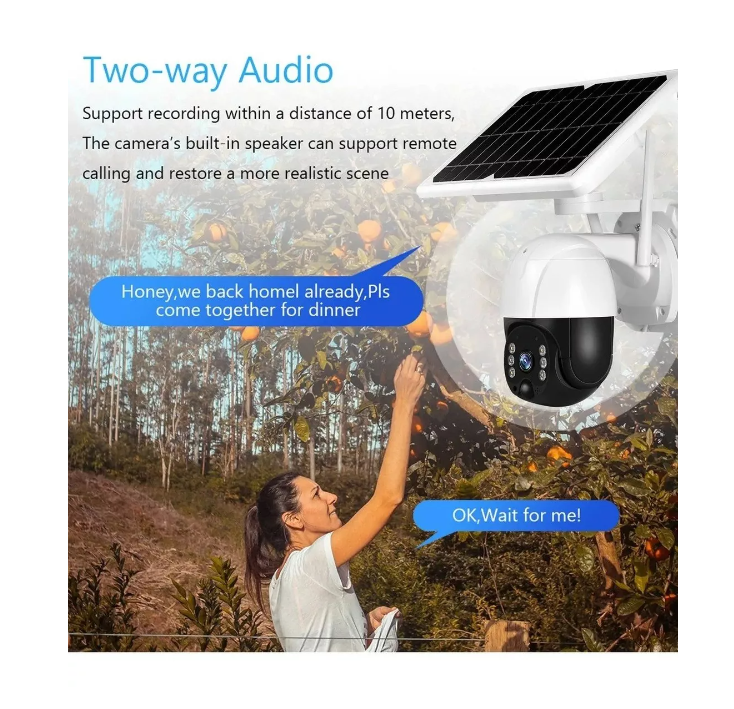Camara Ip Solar Seguridad Wifi Exterior Hd 1080p Nocturna-7