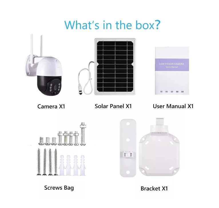 Camara Ip Solar Seguridad Wifi Exterior Hd 1080p Nocturna-3