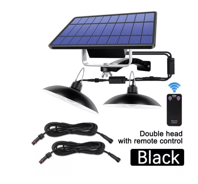 Lamparas Led Solar Colgante C/ Control Y Panel-1