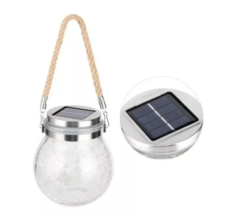 Lampara Solar Led Jardín Farol Aire Libre Guirnalda Calido-1