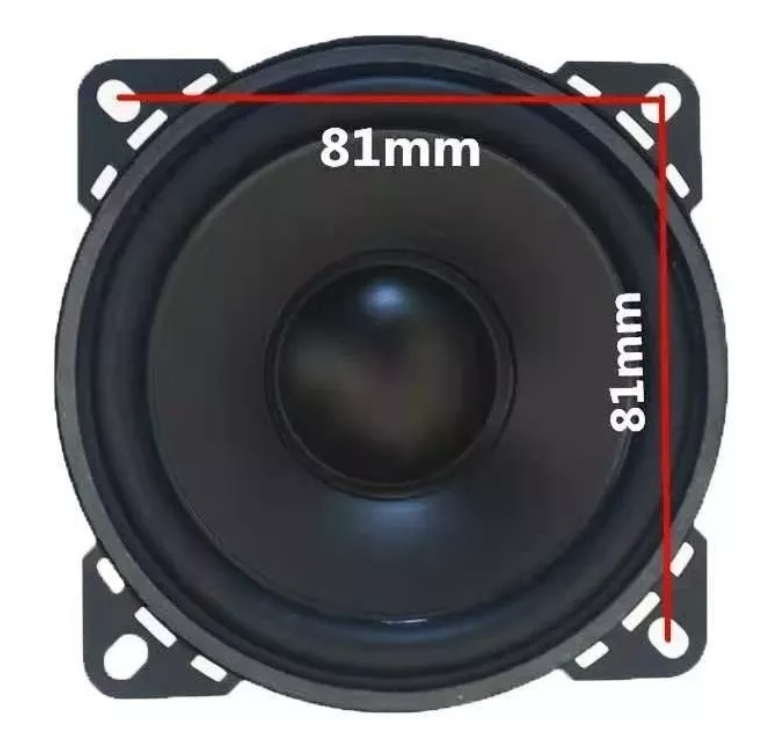 Parlante Auto 10cm Redondo 60w Coaxial 2 Vías Hifi-1