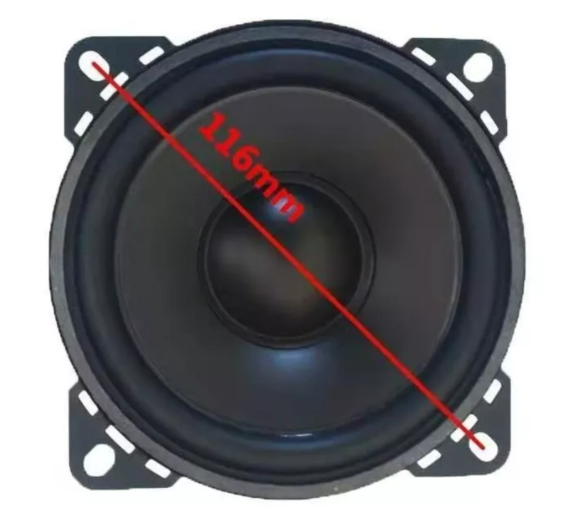 Parlante Auto 10cm Redondo 60w Coaxial 2 Vías Hifi-2