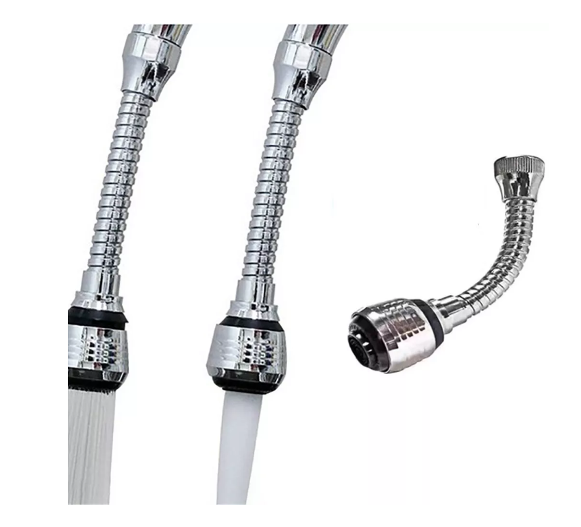 Extension Flexible Llave Agua Turbo Flex 360 Cocina Baño-0