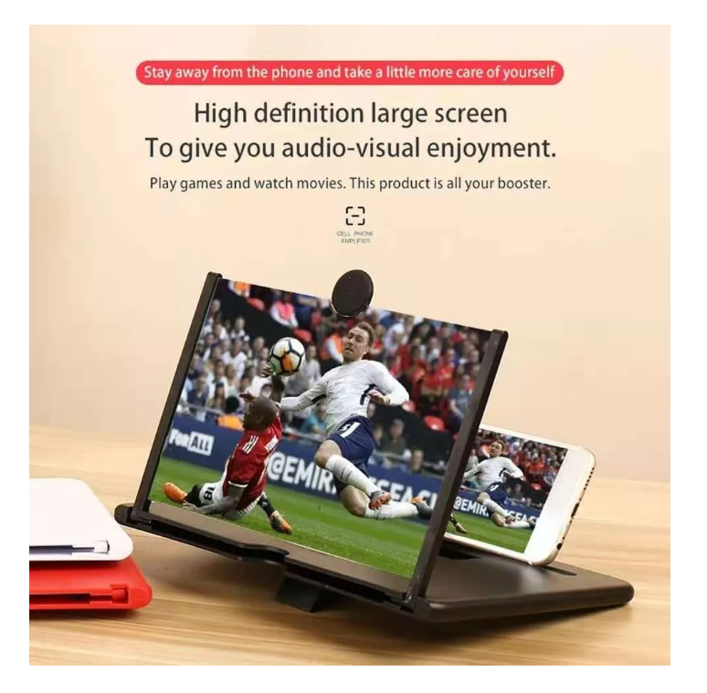 Amplificador Vídeo Hd Lupa Pantalla Teléfono Móvil Celular-5