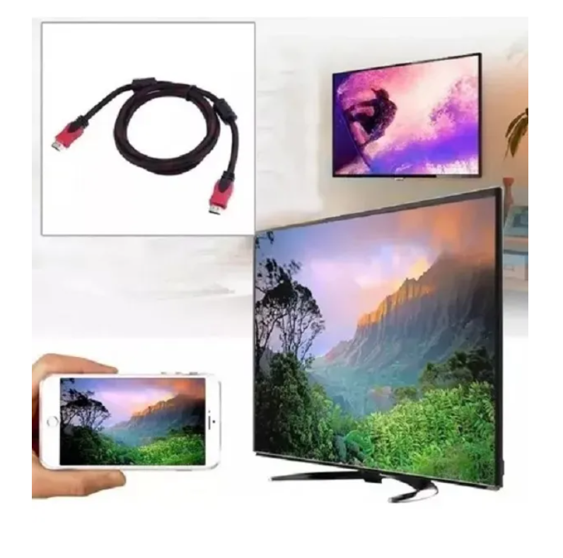 Cable Hdtv 15 Metros Full Hd Blindado,enmallado Y Reforzado-3