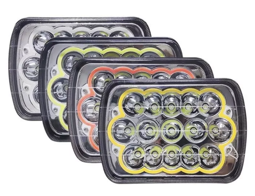 Foco Faro Luz Neblinero Led 45w Auto Ojo De Angel Caminoneta-0