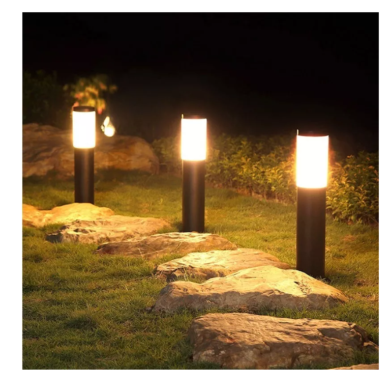 Lampara Solar Luces Led Estaca Pilar Exterior-7
