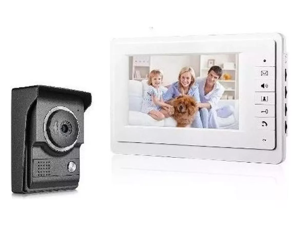 Video Portero Citofono Timbre Vision Nocturna Monitor Camara-0