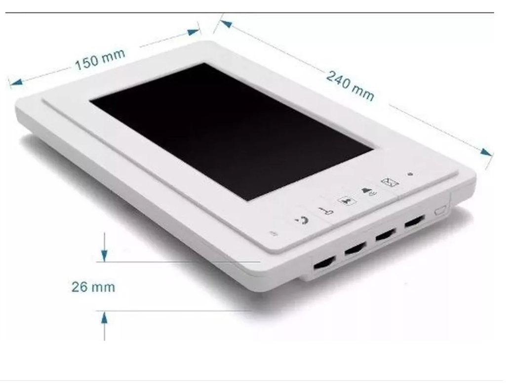 Video Portero Citofono Timbre Vision Nocturna Monitor Camara-4