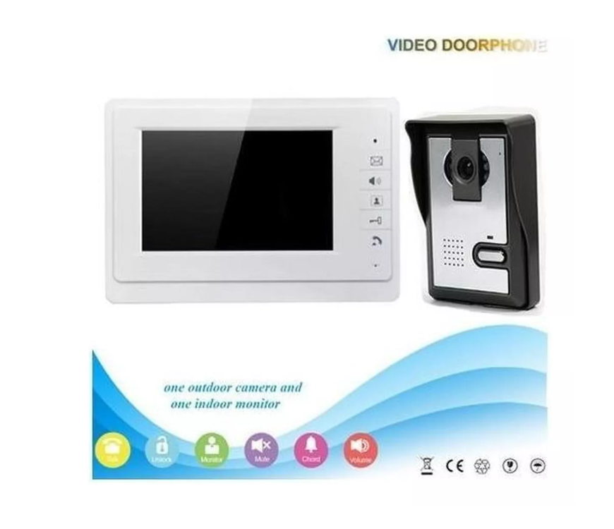 Video Portero Citofono Timbre Vision Nocturna Monitor Camara-2