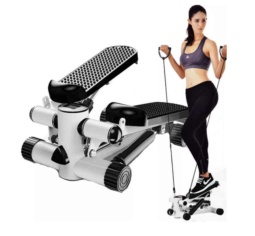 Maquina Sunny Health Fitness Mini Stepper Banda Resistencias-0