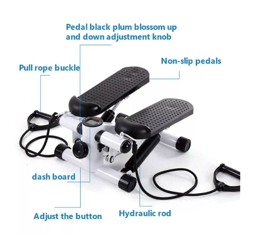 Maquina Sunny Health Fitness Mini Stepper Banda Resistencias-6