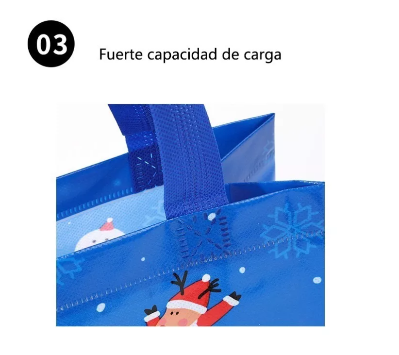 Pack 12 Bolsa Reutilizable Búho D Compras Regalo 35x26cm-4