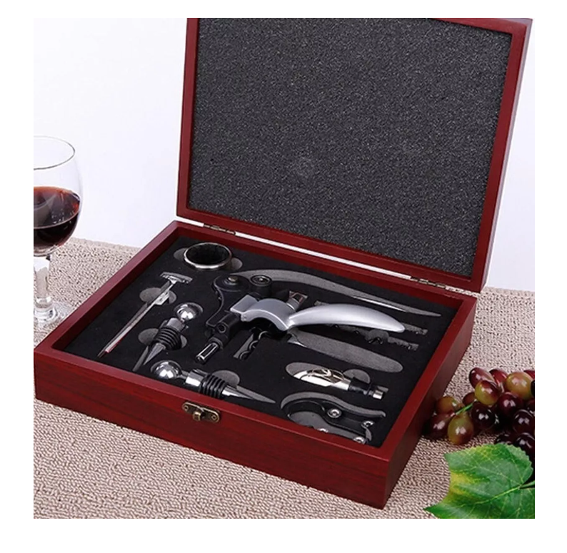 Juego De Herramientas Para Abridor De Vino, Tapón De Corcho-5