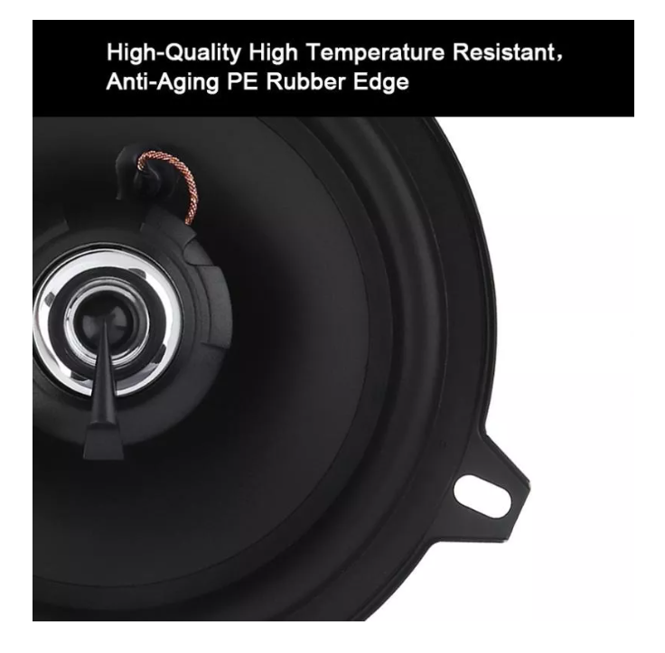 X2 Parlante Auto 13cm Redondo 60w Coaxial 2 Vías Hifi-2