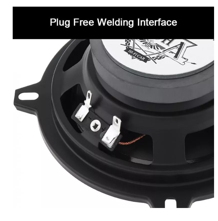 X2 Parlante Auto 13cm Redondo 60w Coaxial 2 Vías Hifi-4