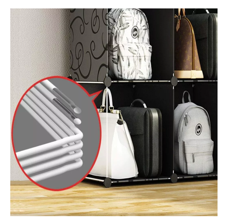Organizador De Bolsos 10 Módulos Dormitorio Estante Armable-7