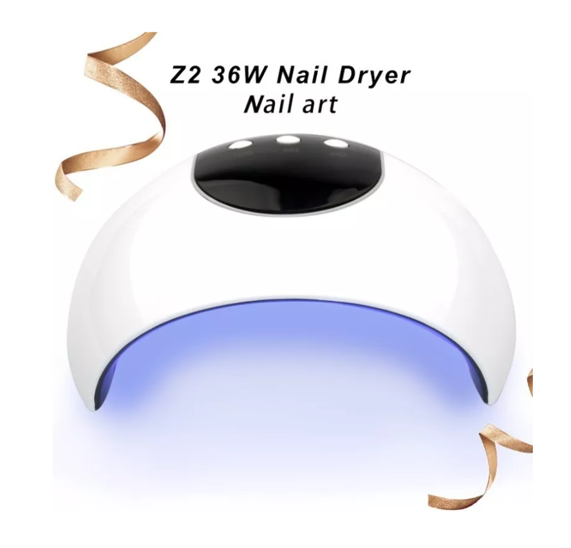Lampara Led Uv Secador Uñas 36w Z2-2