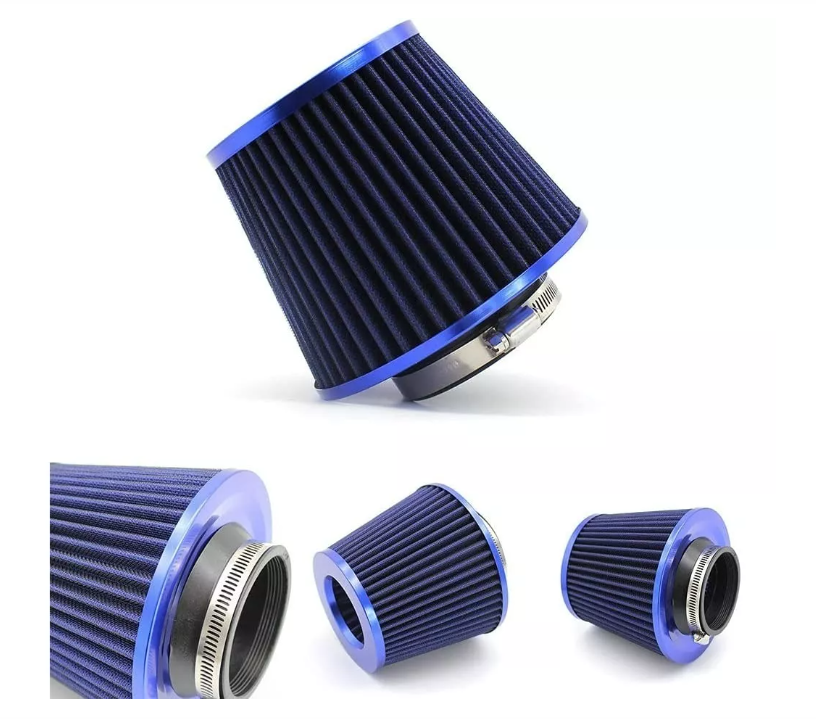 Filtro De Aire Alto Flujo Conico 76mm Auto Jeep Tuning-0