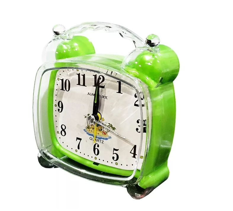 Reloj Despertador Dormitorio Casa Colores Alarma Programada-4