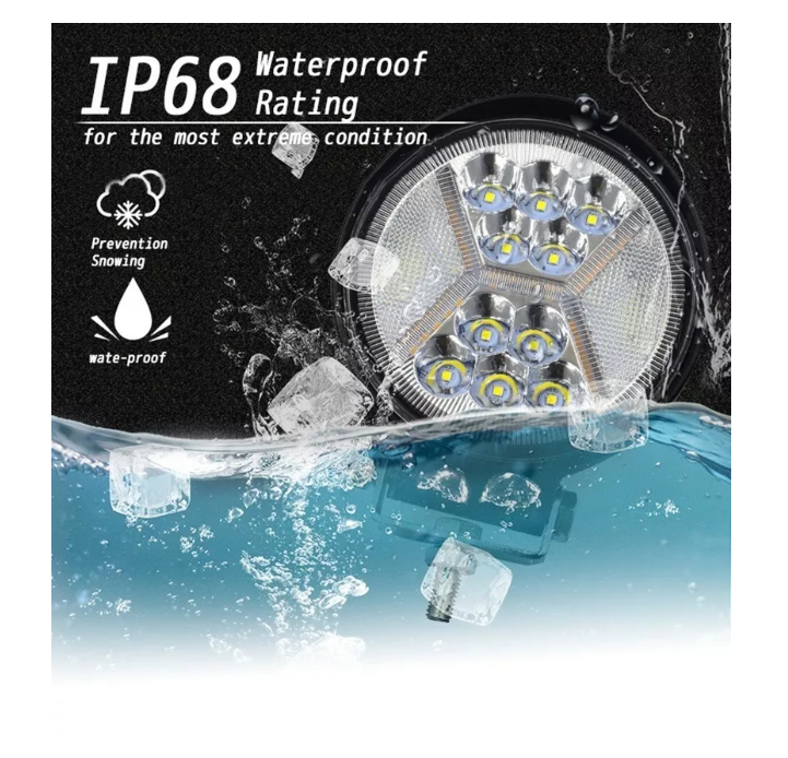 Luces Foco Neblinero Led 117w Bicolor Auto Moto Camioneta-6