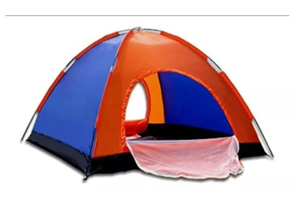 Carpa 8 Personas Doble Capa Toldo Ventana 2x3x1.7mts-1