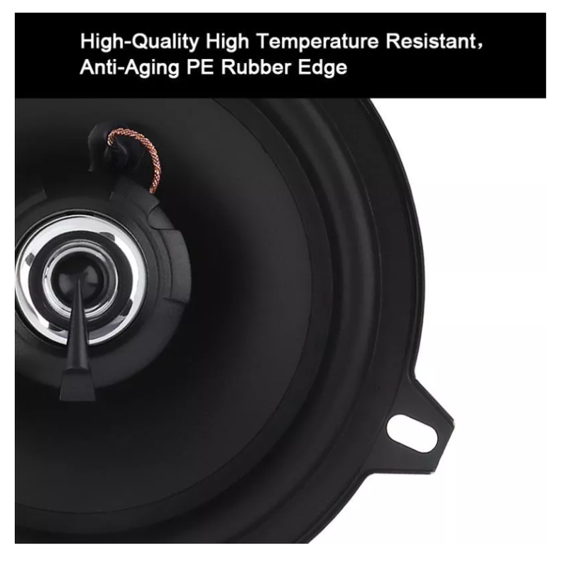 Parlante Auto 13cm Redondo 60w Coaxial 2 Vías Hifi-5