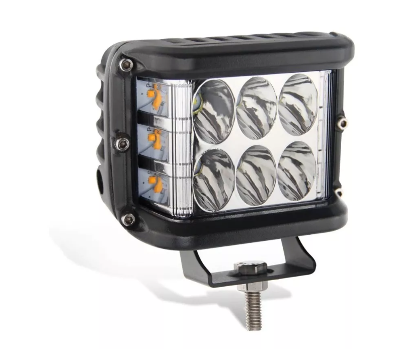 Foco Neblinero Led 36w Blanco Amarillo H4 Destello Auto Moto-2
