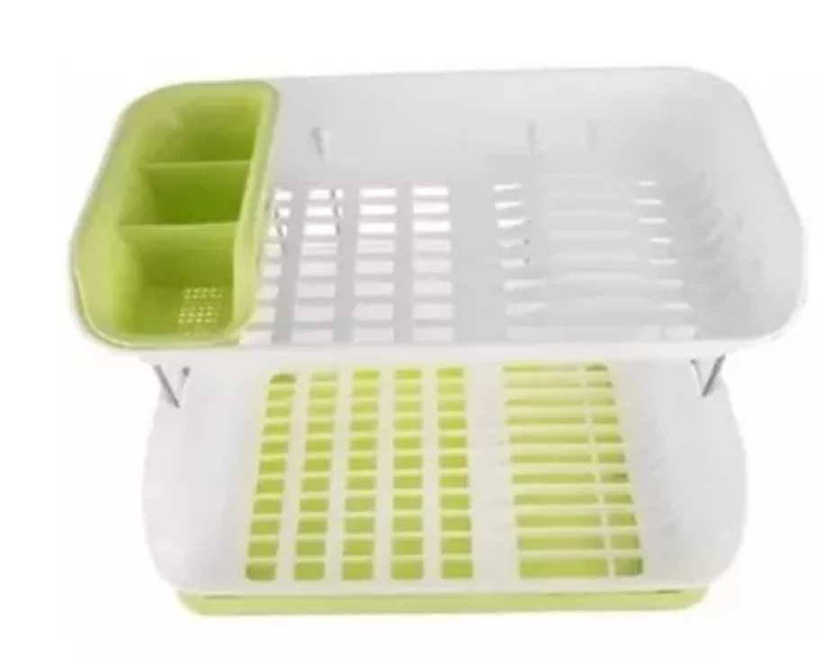 Secador Escurridor Platos 2 Niveles Plastico-3
