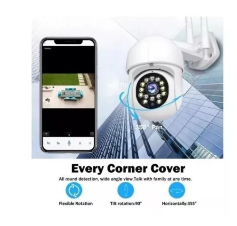 Cámara Seguridad 2mp Infrarrojo Ip Wifi Hd-5