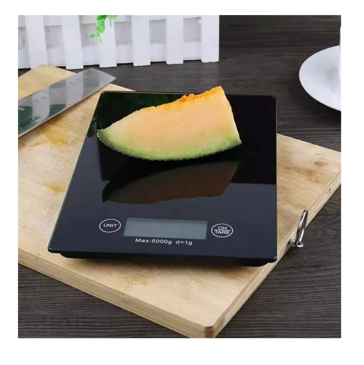 Balanza Pesa Digital Gramera De Cocina Vidrio Slim 1g - 5kg-6