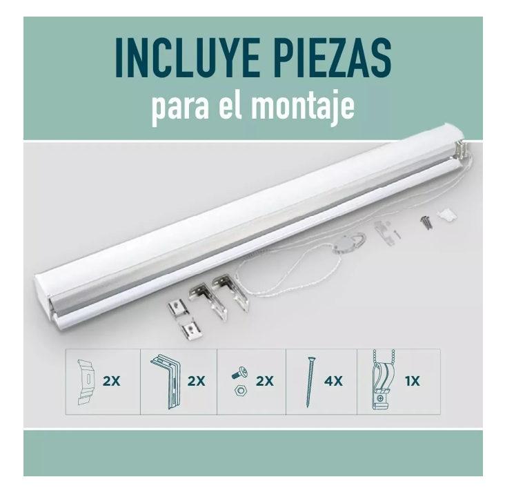 Cortina Roller Doble Capa Duo Zebra Día Y Noche 90x200cm-3